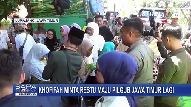 Khofifah Minta Restu Maju Pilgub Jawa Timur lagi, Masih Gandeng Emil Dardak