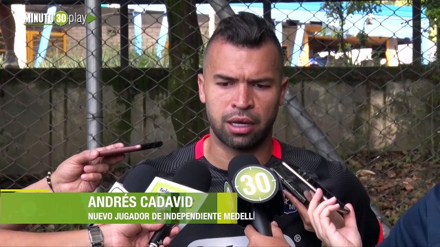 6-07-19 Para Andrés Cadavid, “lo mejor” que encontró en Independiente Medellín fue el técnico