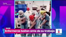 ¡Enfermeras bailan antes de ponerse a trabajar!