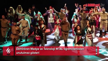 Demirören Medya ve Teknoloji MTAL öğrencilerinden unutulmaz gösteri