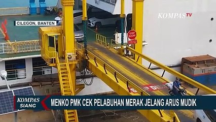 Скачать видео: Menko PMK Tinjau Kesiapan Arus Mudik Lebaran 2024