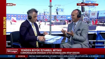 Cumhurbaşkanı Erdoğan Büyük İstanbul Mitingi’nde vatandaşlara hitap edecek