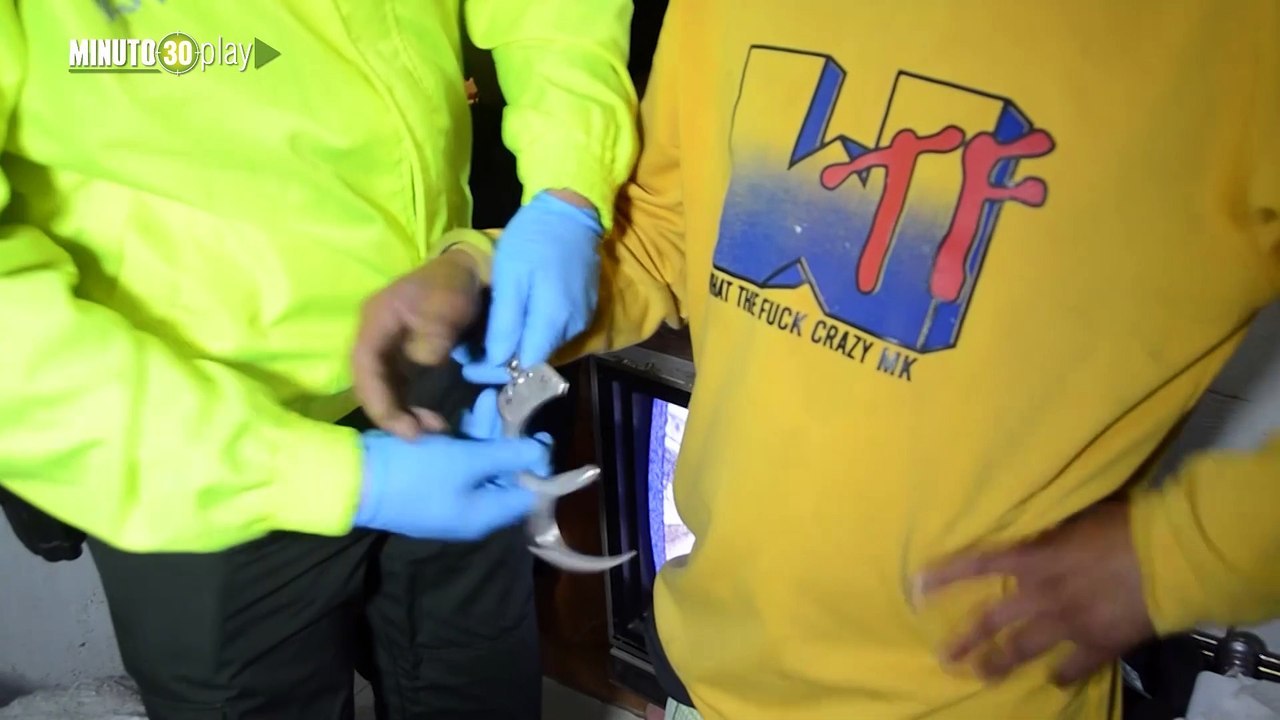 Policía hizo una redada contra los jíbaros en Antioquia capturaron a 27 presuntos delincuentes