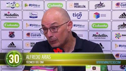 Vi a mi equipo jugar bien Arias, técnico del DIM, tras ganarle al Envigado
