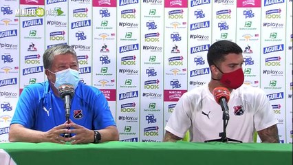 Hernán Darío Gómez, satisfecho con el empate que logró Medellín ante Cali
