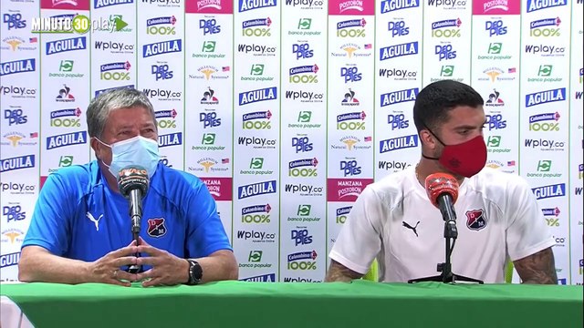 Hernán Darío Gómez, satisfecho con el empate que logró Medellín ante Cali