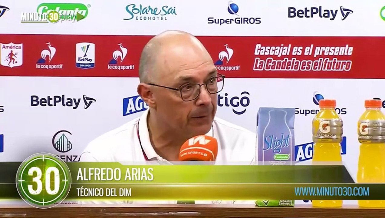 Estoy feliz Alfredo Arias, técnico del DIM, sobre el triunfo contra el América