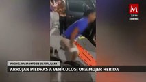 Varios vehículos dañados por ataque con piedras en el Macro Libramiento de Guadalajara