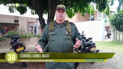 Él fue el salvaje que le dio una patada en la cara a una mujer policía en Guatapé