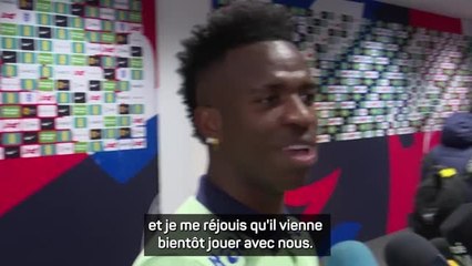 Brésil - Vinicius : "Très heureux pour Endrick"