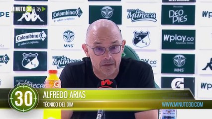 Un equipo de valientes Así ve Alfredo Arias a sus dirigidos tras el empate contra el Cali