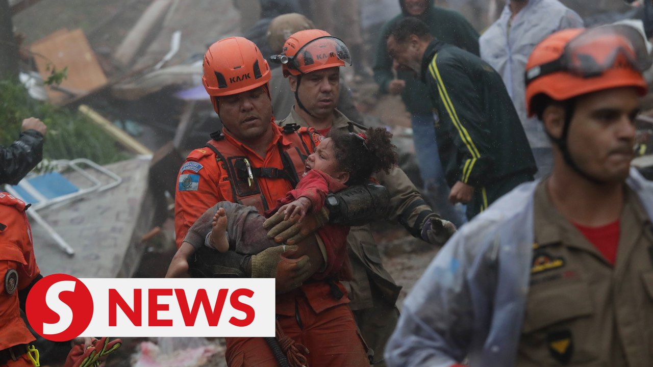 Heavy rains kill at least seven in Brazil, four-year-old rescued after 16 hours under mud