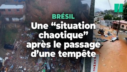 Au Brésil, près de Rio, une tempête provoque des glissements de terrain et fait une dizaine de morts