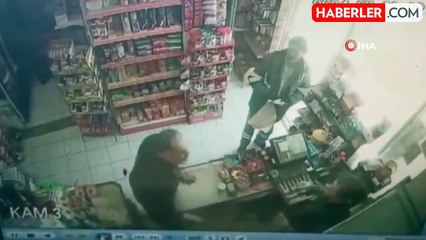 Antalya'da siyasi broşür kavgasının yaşandığı iş yerine pompalı tüfekli saldırı anı kamerada