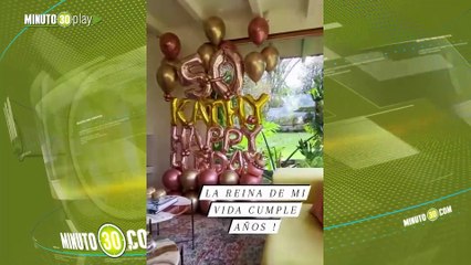 La romántica sorpresa que le preparó Sebastián Martínez a Kathy Sáenz por sus 50 años