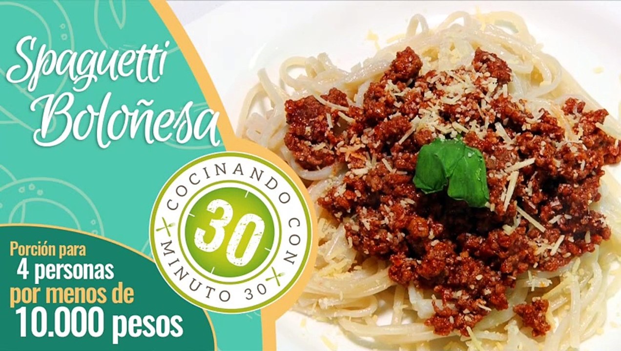 programa 1 cocina spaguetti bolonesa