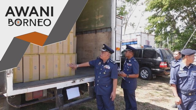 Kastam Keningau gagalkan cubaan seludup rokok bernilai RM1.49 juta