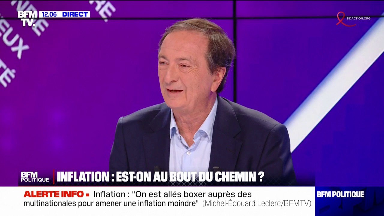 Inflation: "On va prendre sur nos marges" pour faire baisser le prix de certains produits, assure Michel-Édouard Leclerc