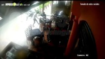 Hasta con las sillas le dieron Meseros de restaurante defendieron  a cliente de un atraco en Bucaramanga