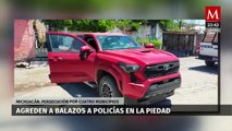 Guardia Civil agredida por sujetos armados en La Piedad, Michoacán
