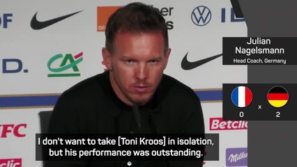 Nagelsmann praises 'outstanding' Kroos on Germany return