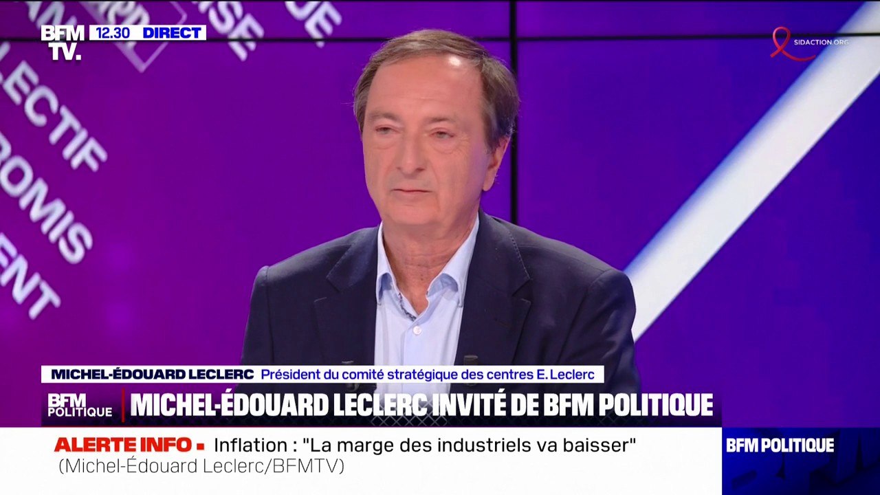 "C'est une très bonne chanteuse": Michel-Édouard Leclerc réagit à la polémique autour de la présence d'Aya Nakamura à la cérémonie d'ouverture des JO