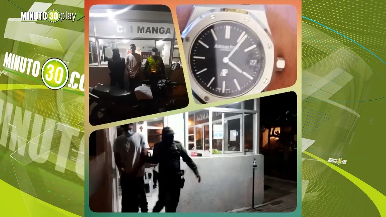 Se robó un reloj de más de 270 millones de pesos vea la captura