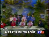 TF1 - 19 Août 1995 - Coming-next, pubs, teasers, générique 