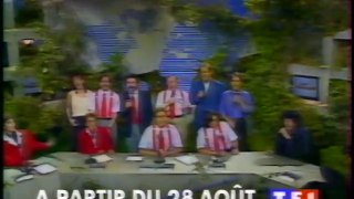 TF1 - 19 Août 1995 - Coming-next, pubs, teasers, générique 