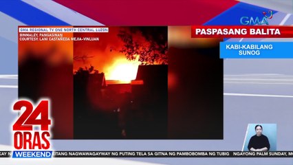 Kabi-kabilang sunog | Motorsiklo vs. truck | Mga estudyanteng nahuli sa buy-bust | Tsaa-bu? | 24 Oras Weekend