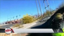 Conductor de auto robado arrastra a policía en Las Vegas