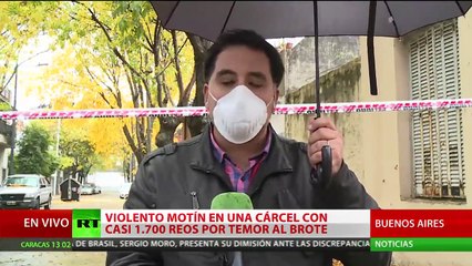 下载视频: Motín en una cárcel de Argentina para exigir su libertad por miedo del covid19