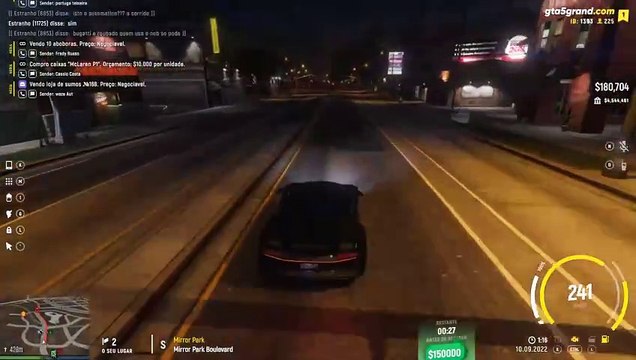 GTA V - Grand RP PT - Sargento Rodrigues - Corrida de Rua 10 09 2022 - 0115
