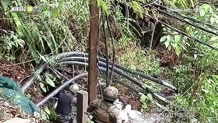 Mineros ilegales abrieron fuego nuevamente contra la Policía en una mina de Buriticá