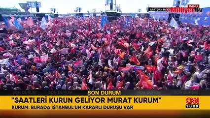 Yeniden İstanbul Mitingi... Murat Kurum: 31 Mart'ta hesap kesilecek