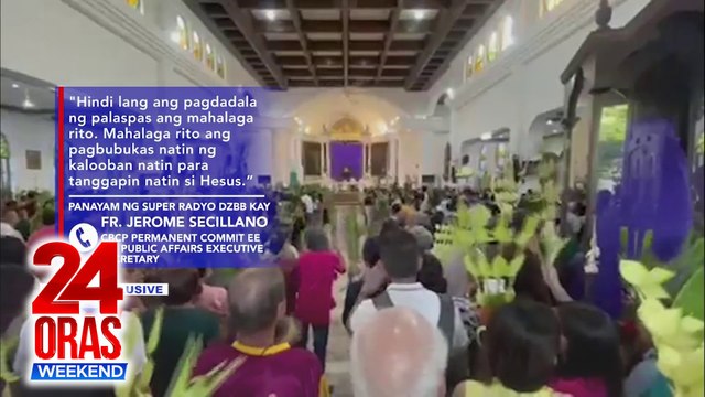 ONLINE EXCLUSIVE: Pagdagsa ng mga turista sa Boracay, Pagdiriwang ng Linggo ng Palaspas, at iba pang mga balita | 24 Oras Weekend