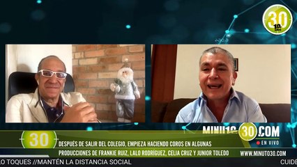 Osvaldo Román, exvocalista de La Puerto Rican Power y El Grupo Niche, en excluiva con Minuto30