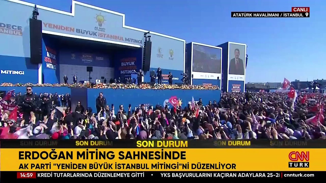 Yeniden Büyük İstanbul Mitingi'nde Cumhurbaşkanı Erdoğan ve Cengiz Kurtoğlu şarkı söyledi