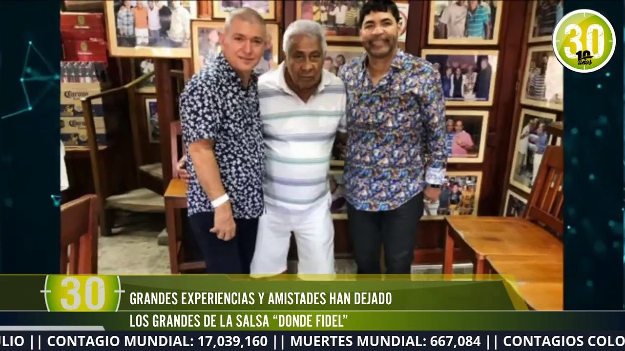 Fidel Leottau, propietario del club de salsa “DONDE FIDEL” y gran amigo de artistas de la salsa a ni