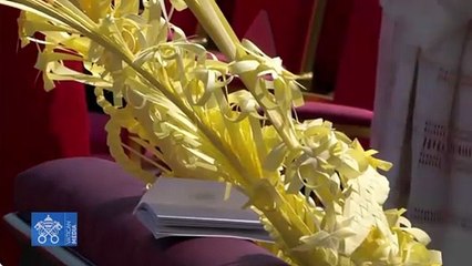 El Papa celebra Domingo de Ramos con un minuto de silencio y condenando el ataque terrorista