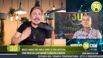 Moisés Angulo cantante  presentador y actor en exclusiva con Minuto30