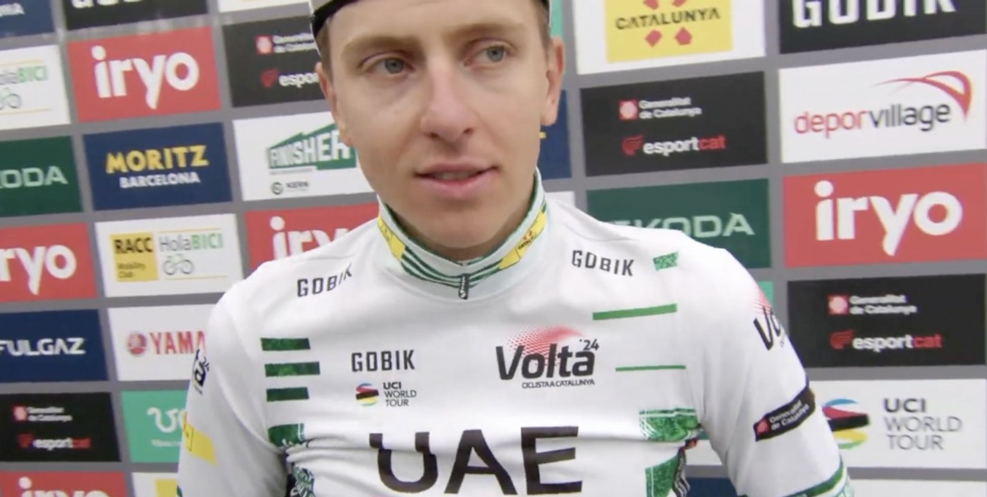 Tour de Catalogne 2024 - Tadej Pogacar, un quadruplé, le sacre : "Je suis dans mon plan pour mon objectif de l'année, Giro et Tour de France"