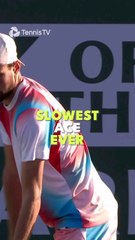 Slowest Ace in Tennis Ever