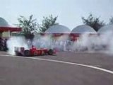 Michael Schumacher drifting Fiorano 60 Ferrari