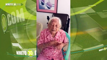Abuela de 109 años se declara fans de Silvestre lo llevo aquí en mi corazoncito dijo
