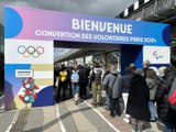Jeux Olympiques - Paris 2024 - La Convention des volontaires de Paris 2024 a réuni  40 000 volontaires dans une ambiance de fête à Paris La Défense Arena à Nanterre
