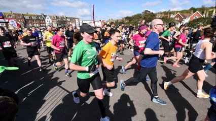 Slideshow: Start of the Hastings Half Marathon 2024 in East Sussex