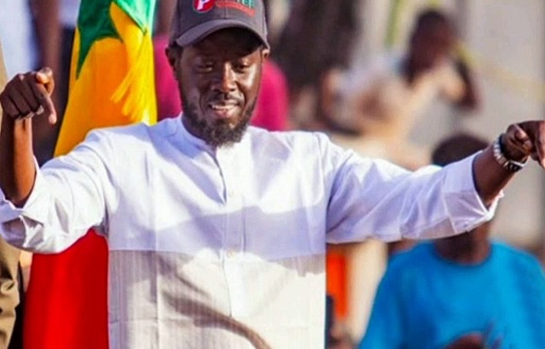 Le portrait du president bassirou diomaye Faye