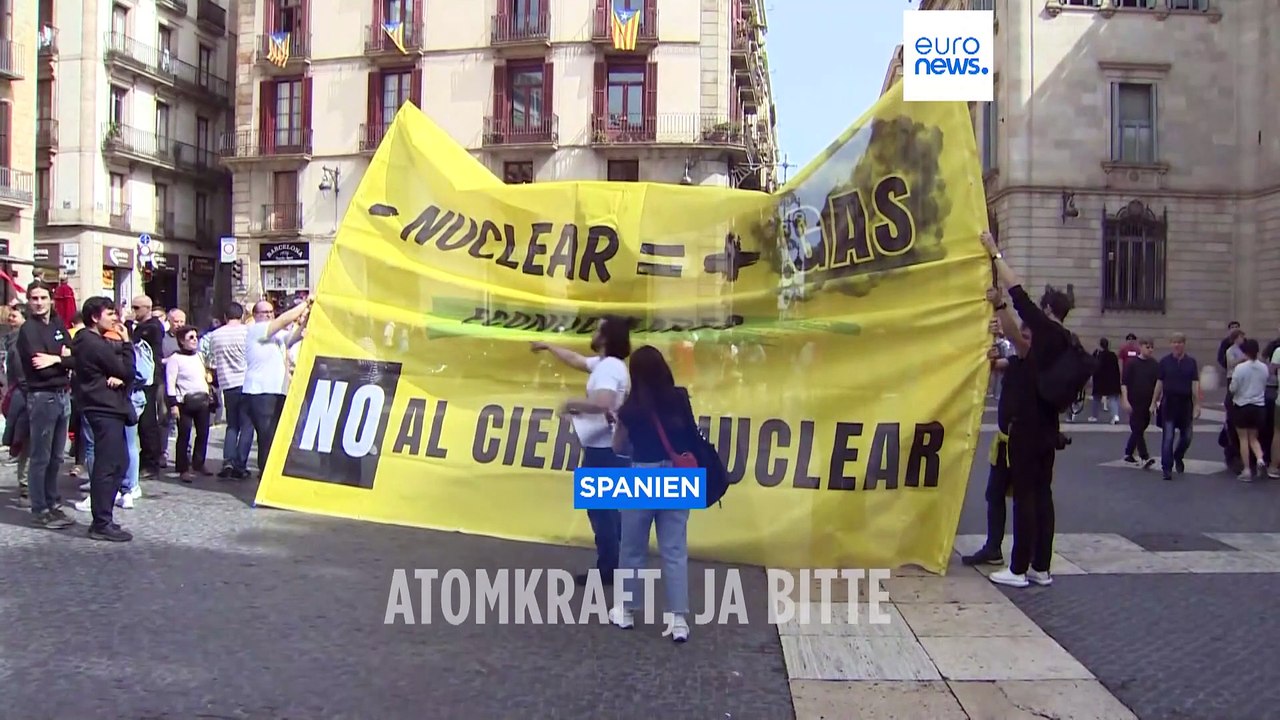 Demonstration gegen Atomausstieg