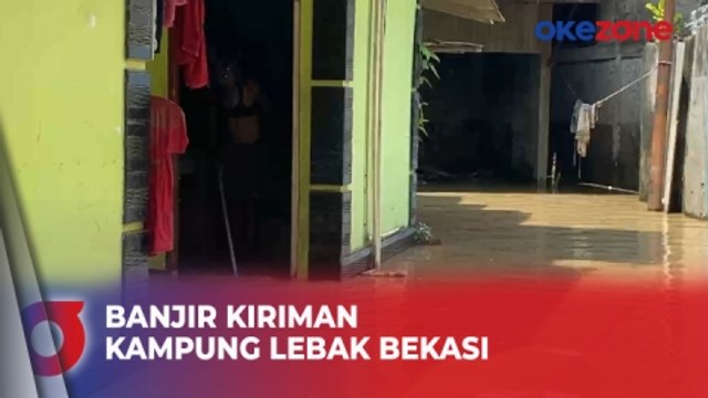Banjir Kiriman, Ratusan Rumah di Kampung Lebak Bekasi Terendam